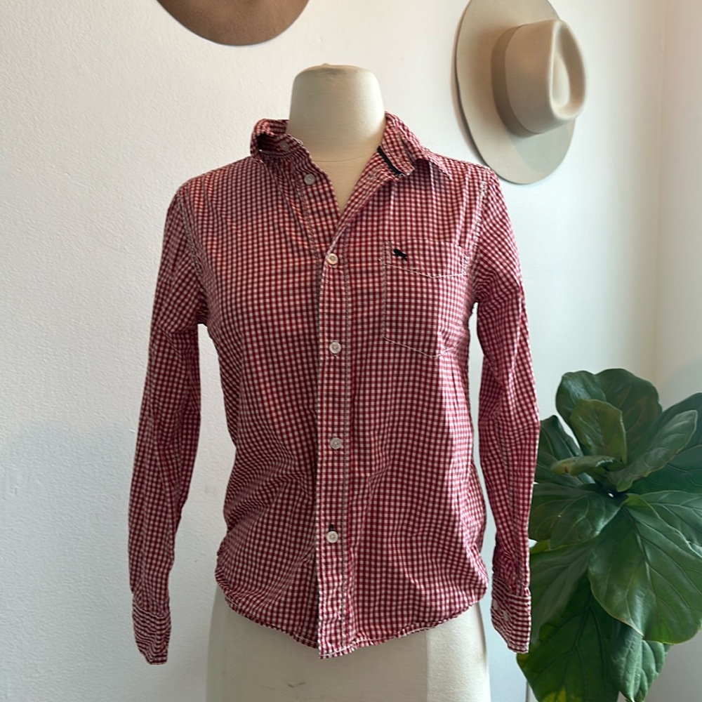 H&M plaid button down